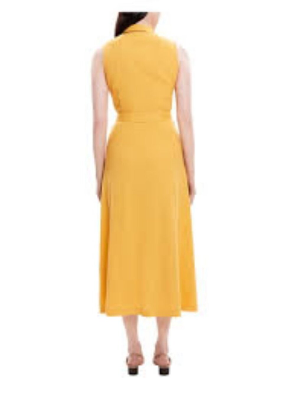 43 - THEORY VOLUME LINEN-BLEND BUTTONDOWN DRESS - WITH POCKETS!!! - Picture 3 of 3